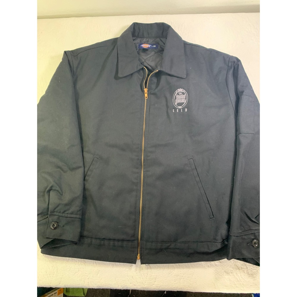Disney Haunted Mansion Film Movie Crew Gift Dickies Eisenhower Jacket Black L
